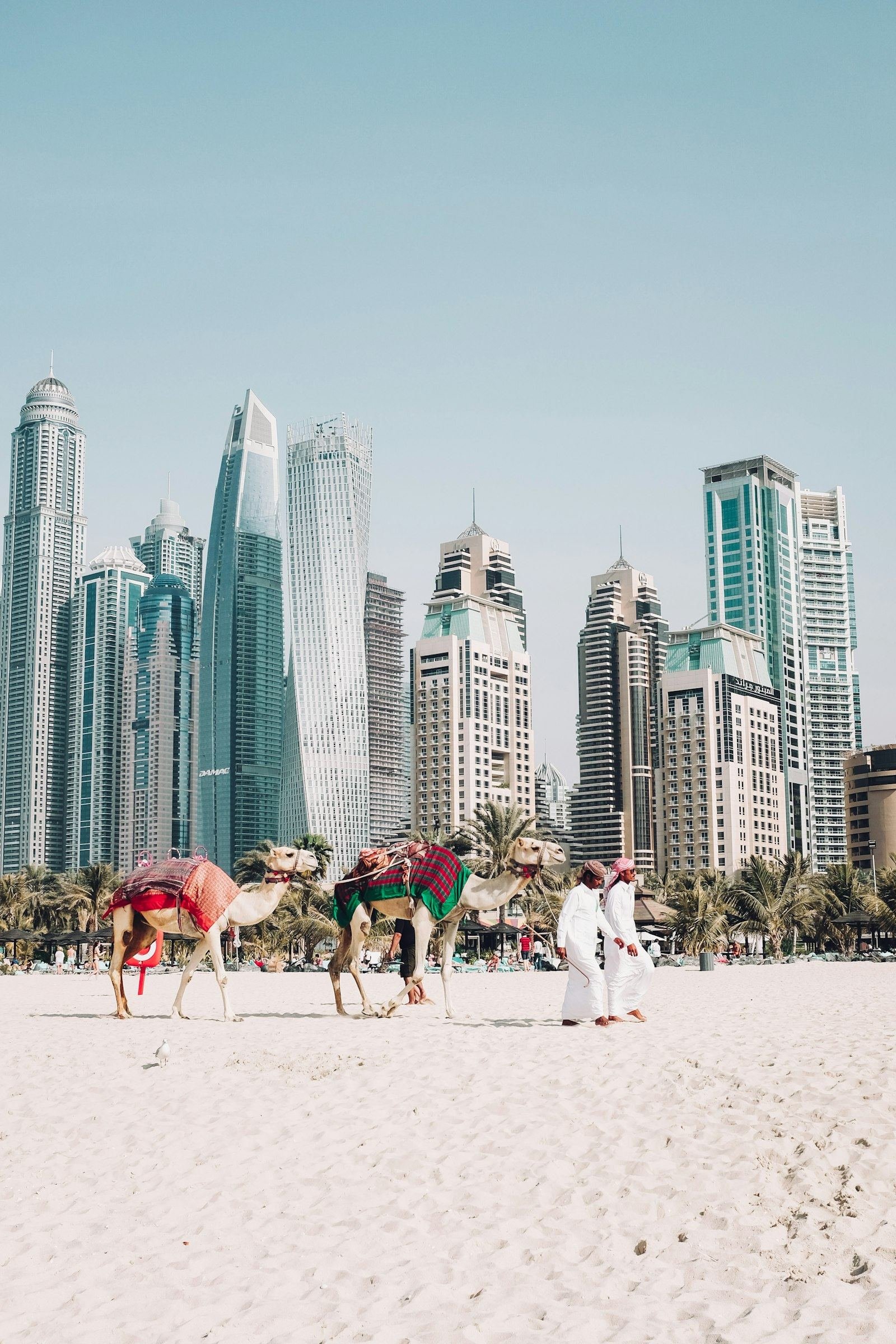 Dubai skyline at dusk